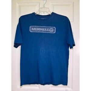 Men's Merrell logo blue t shirt M